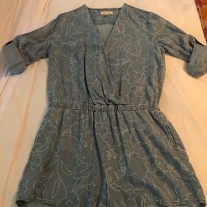 Cloth and Stone Chambray Romper